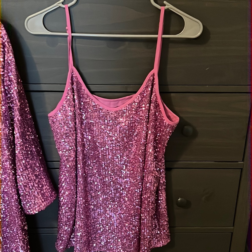 Show Me Your MuMu - Pink Sequin top and jacket